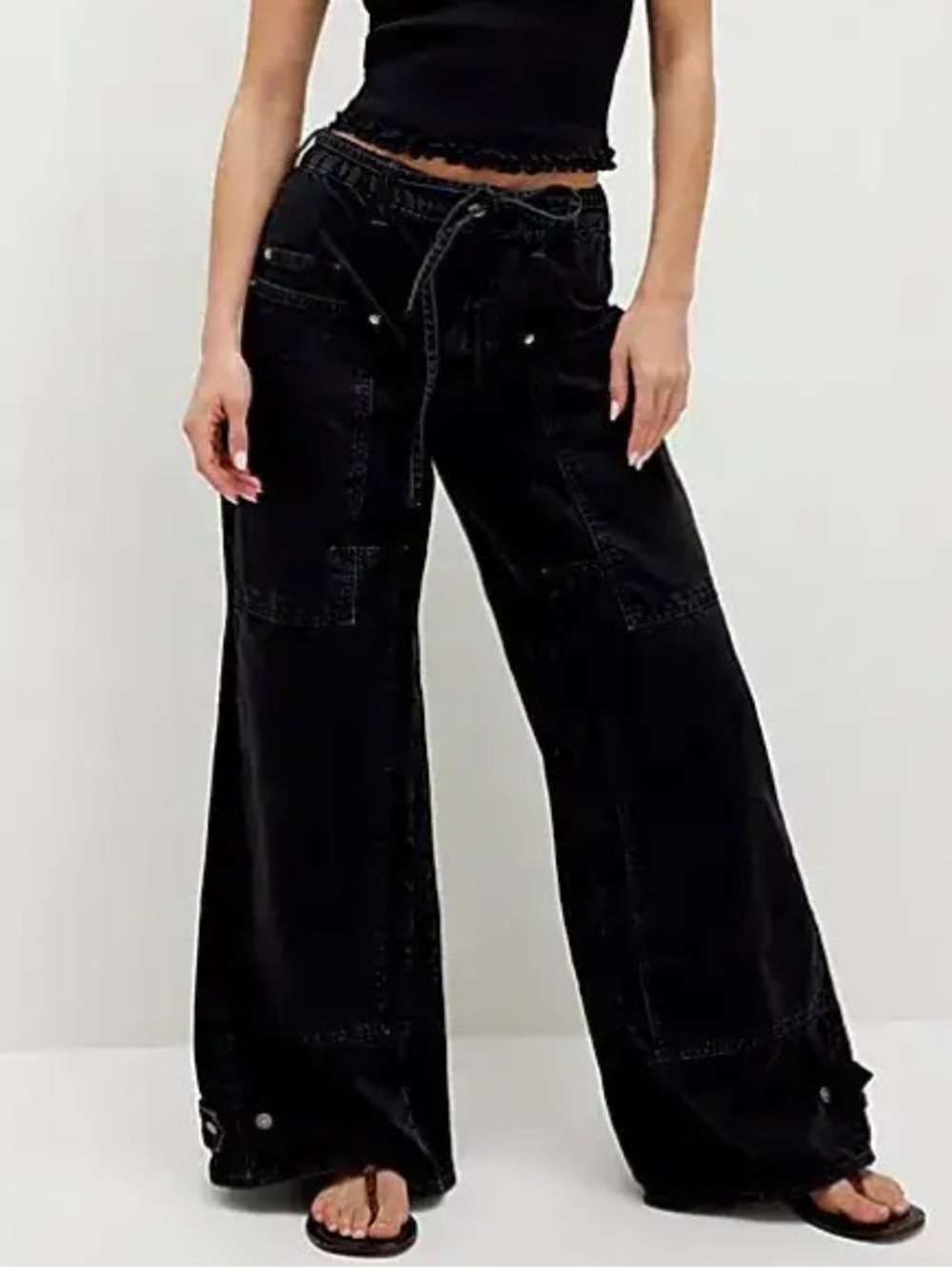 NWT Free People We The Free CRVY Outlaw Wide Leg Jeans